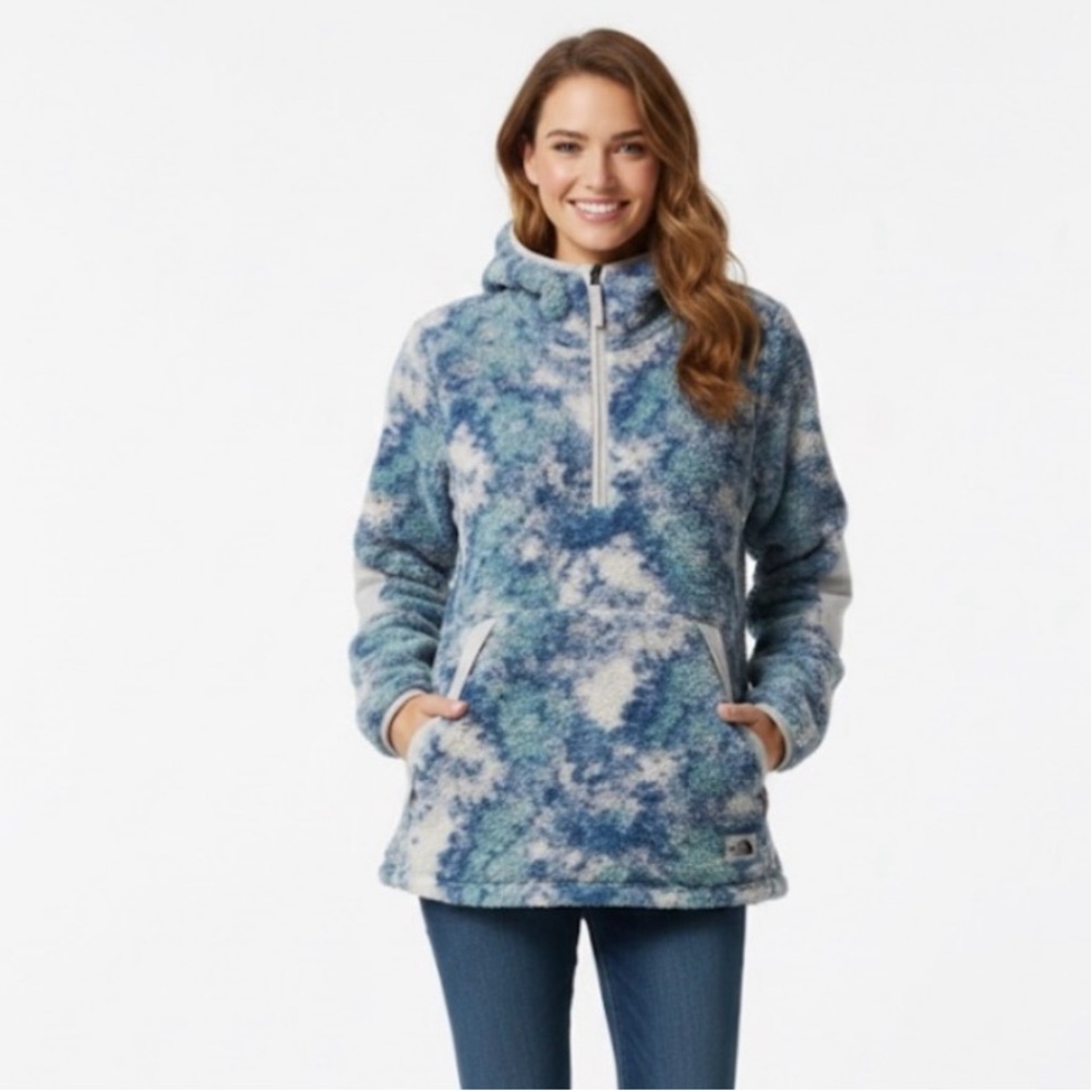 The North Face Campshire 2.0 Fleece Hoodie Size L Lavender Fog Glacier
Tie Dye